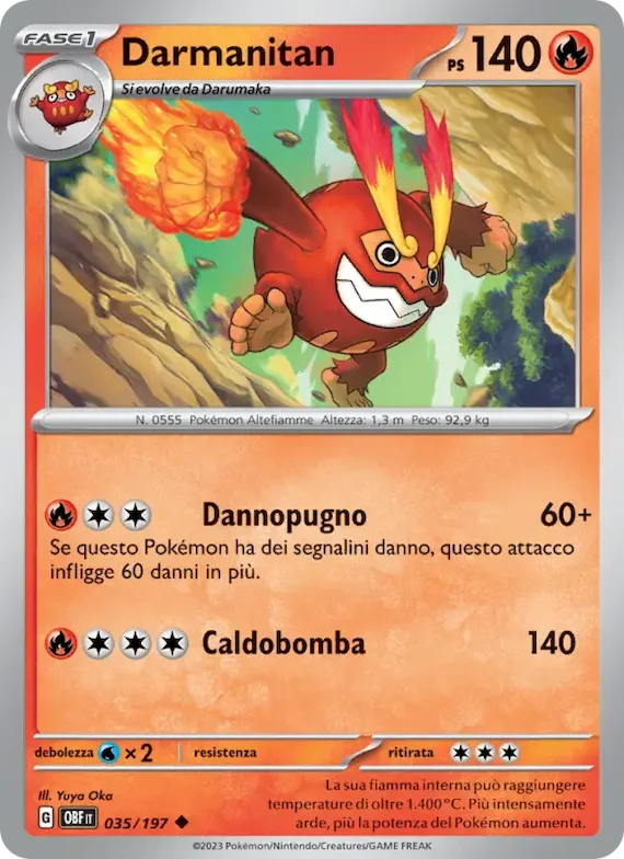 Darmanitan 35 – Ossidiana Infuocata