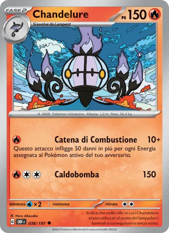 Chandelure 38 – Ossidiana Infuocata