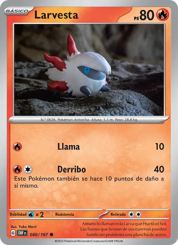 Larvesta 40 – Llamas Obsidianas