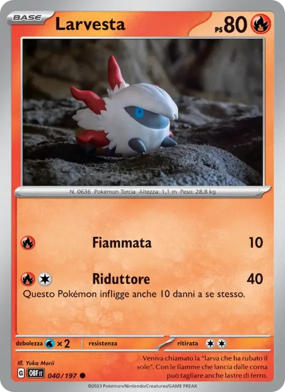 Larvesta 40 – Ossidiana Infuocata
