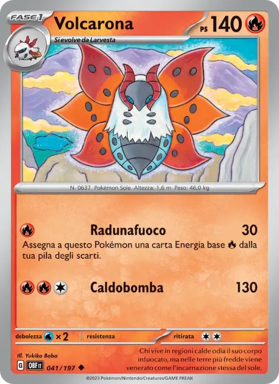 Volcarona 41 – Ossidiana Infuocata