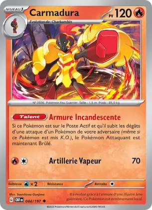 Carmadura n° 44 – Flammes Obsidiennes