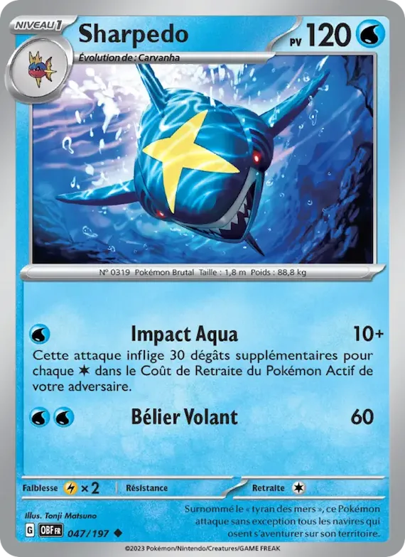Sharpedo 47 – Flammes Obsidiennes