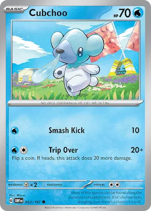 Cubchoo #53 – Obsidian Flames