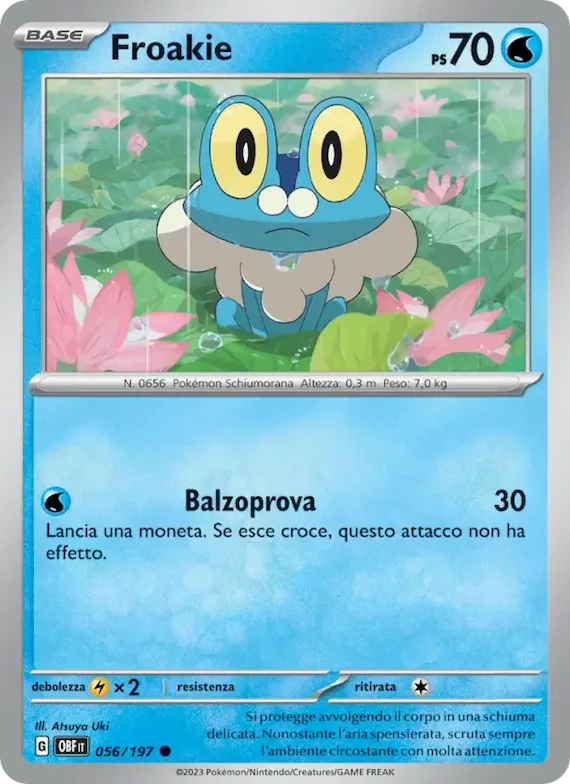 Froakie 56 – Ossidiana Infuocata