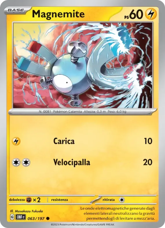 Magnemite 63 – Ossidiana Infuocata