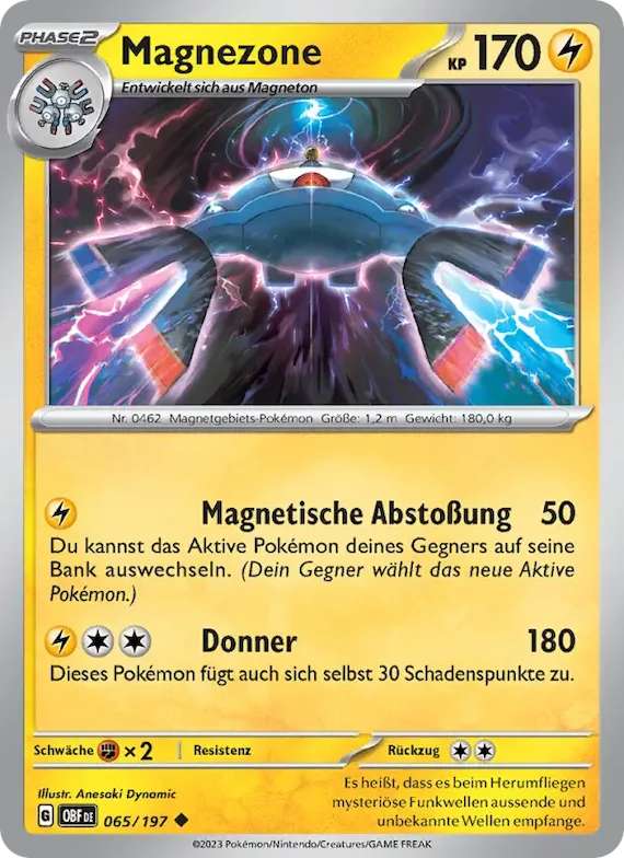 Magnezone 65 – Obsidian Flammen