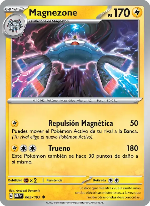 Magnezone 65 – Llamas Obsidianas
