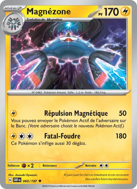Magnézone 65 – Flammes Obsidiennes