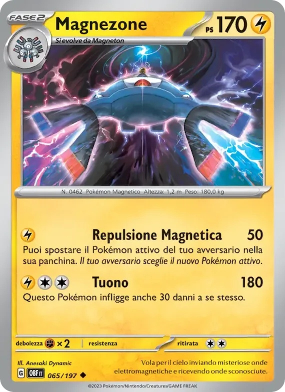Magnezone 65 – Ossidiana Infuocata