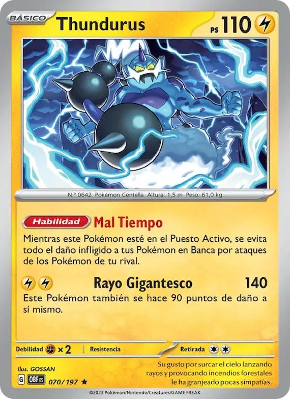 Thundurus 70 – Llamas Obsidianas