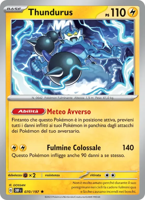 Thundurus 70 – Ossidiana Infuocata