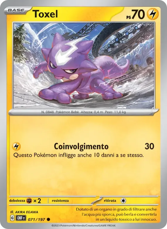 Toxel 71 – Ossidiana Infuocata
