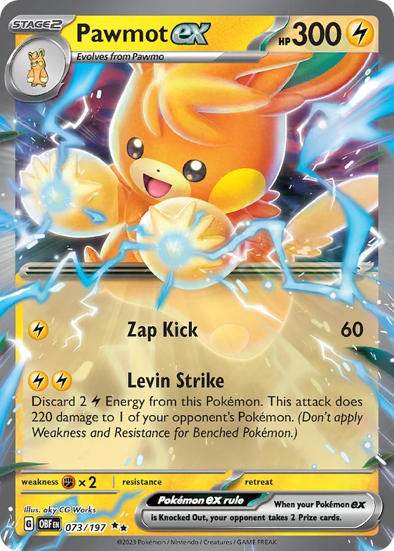 Pawmot ex #73 – Obsidian Flames