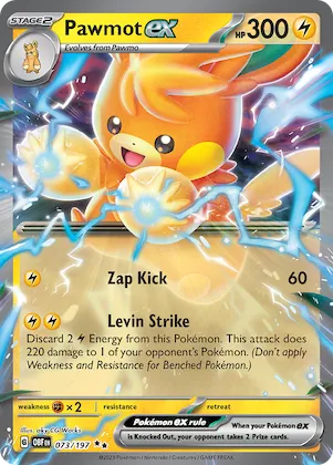 Pawmot ex #73 – Obsidian Flames