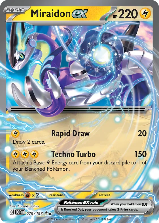 Miraidon ex #79 – Obsidian Flames