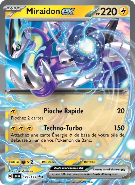 Miraidon-ex 79 – Flammes Obsidiennes