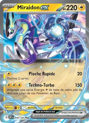 Miraidon-ex n° 79 – Flammes Obsidiennes