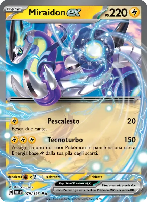Miraidon-ex 79 – Ossidiana Infuocata