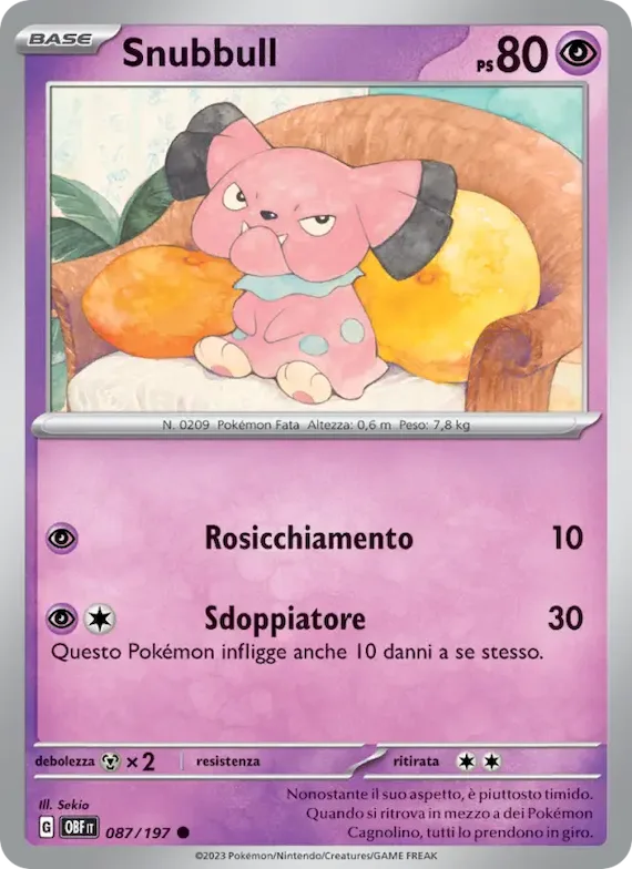 Snubbull 87 – Ossidiana Infuocata