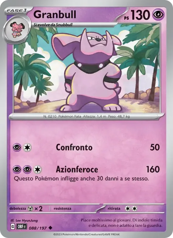 Granbull 88 – Ossidiana Infuocata