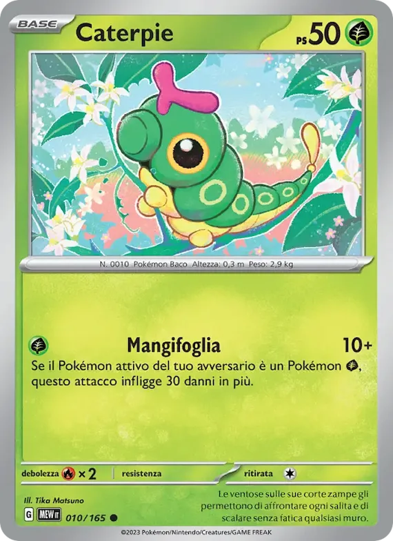 Caterpie 10 – Scarlatto e Violetto – 151