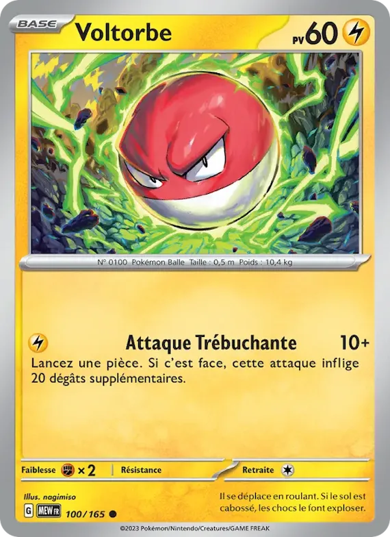 Voltorbe 100 – Écarlate et Violet – 151