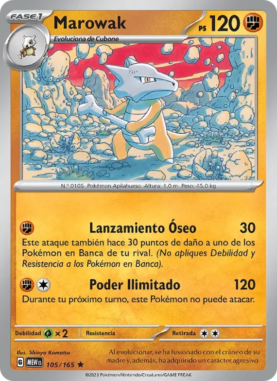Marowak 105 – Escarlata y Púrpura – 151