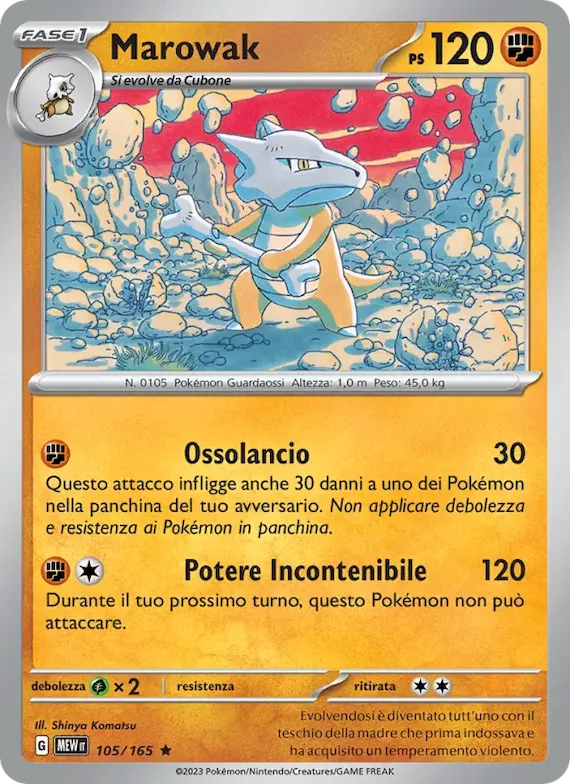Marowak 105 – Scarlatto e Violetto – 151