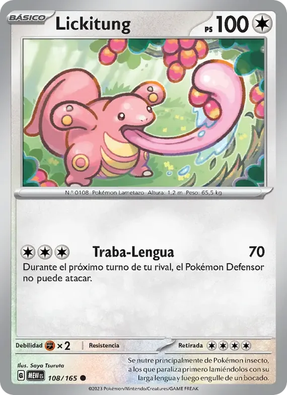 Lickitung 108 – Escarlata y Púrpura – 151