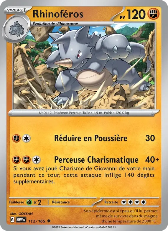 Rhinoféros 112 – Écarlate et Violet – 151