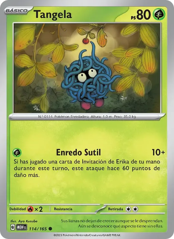 Tangela 114 – Escarlata y Púrpura – 151