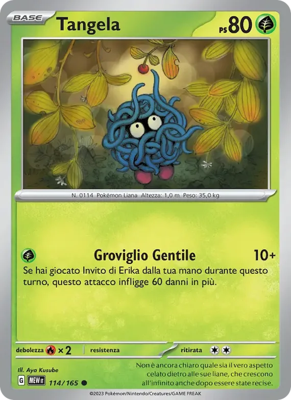 Tangela 114 – Scarlatto e Violetto – 151