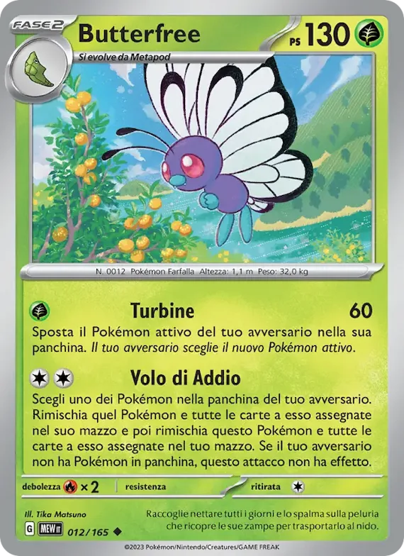 Butterfree 12 – Scarlatto e Violetto – 151