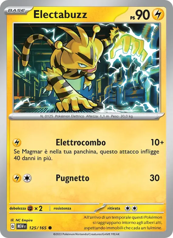 Electabuzz 125 – Scarlatto e Violetto – 151