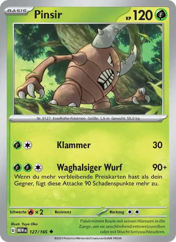Pinsir 127 – Karmesin & Purpur – 151