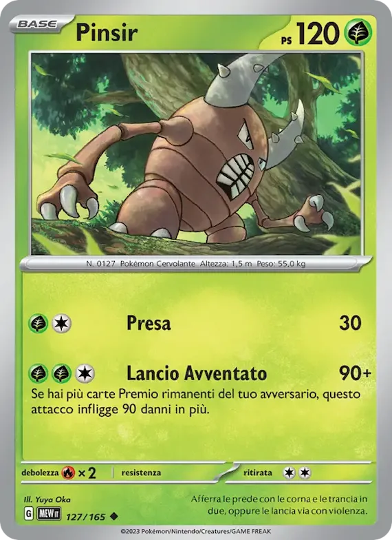 Pinsir 127 – Scarlatto e Violetto – 151