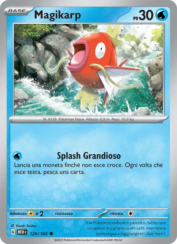 Magikarp 129 – Scarlatto e Violetto – 151