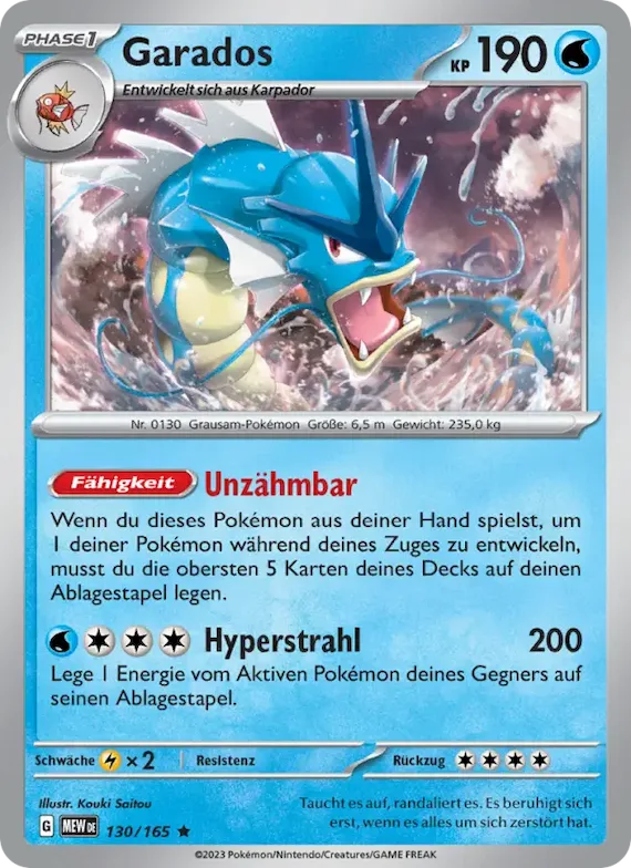 Garados 130 – Karmesin & Purpur – 151