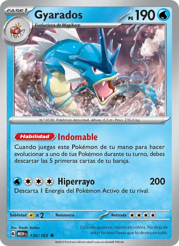 Gyarados 130 – Escarlata y Púrpura – 151
