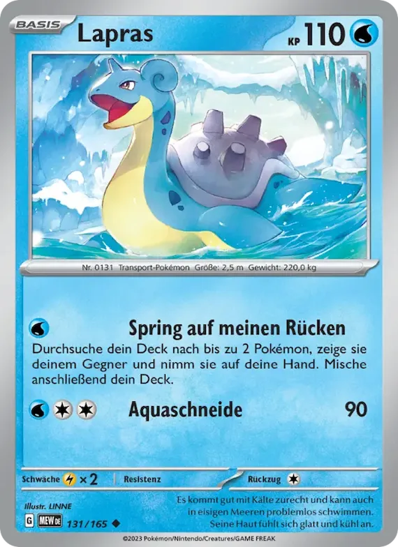 Lapras 131 – Karmesin & Purpur – 151