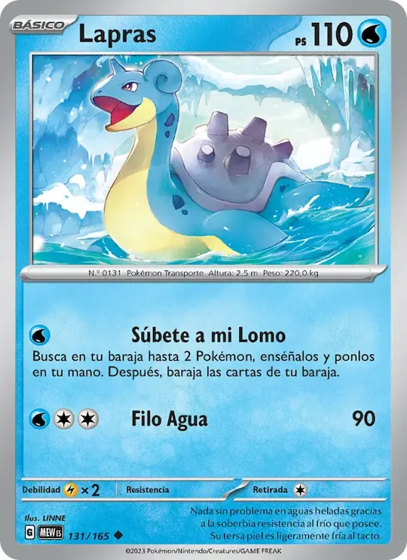 Lapras 131 – Escarlata y Púrpura – 151