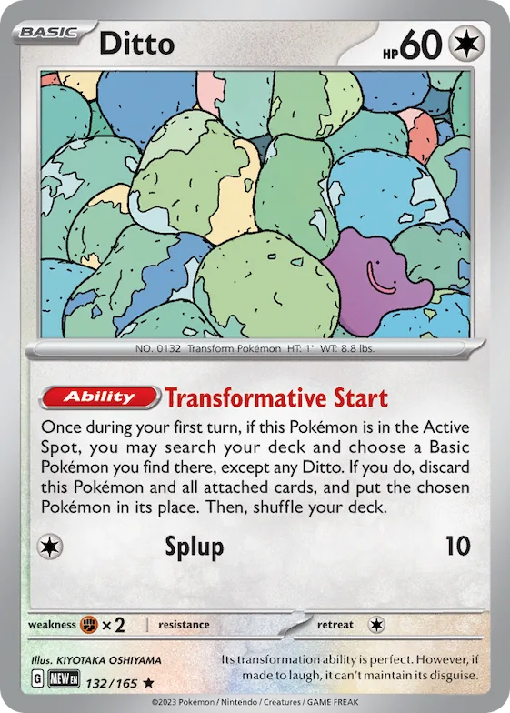 Ditto #132 – Scarlet & Violet 151