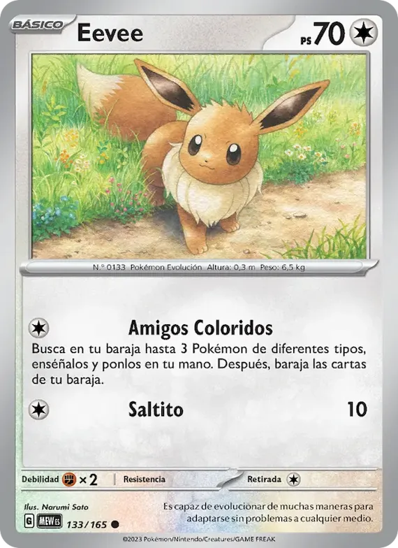 Eevee 133 – Escarlata y Púrpura – 151