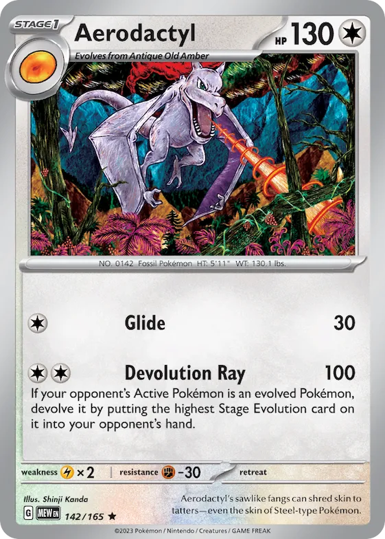 Aerodactyl 142 – Escarlate e Violeta – 151