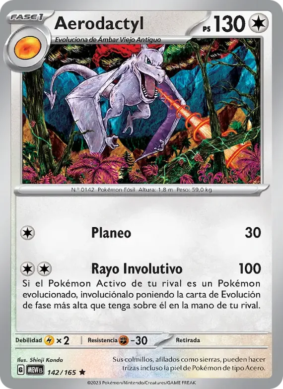 Aerodactyl 142 – Escarlata y Púrpura – 151
