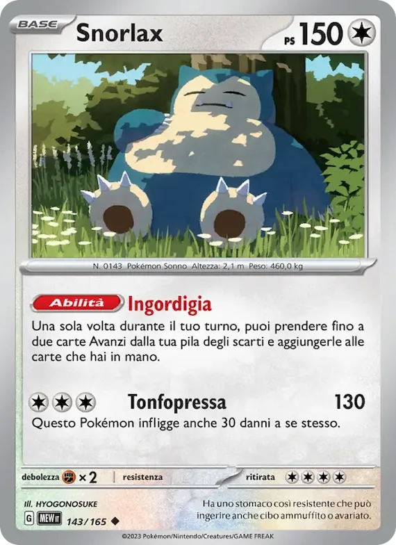 Snorlax 143 – Scarlatto e Violetto – 151