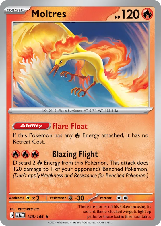 Moltres #146 – Scarlet & Violet 151
