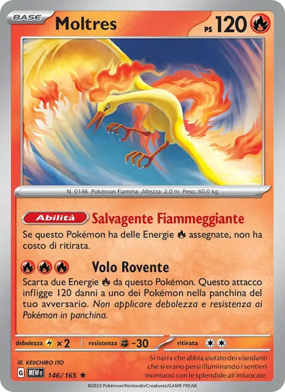 Moltres 146 – Scarlatto e Violetto – 151