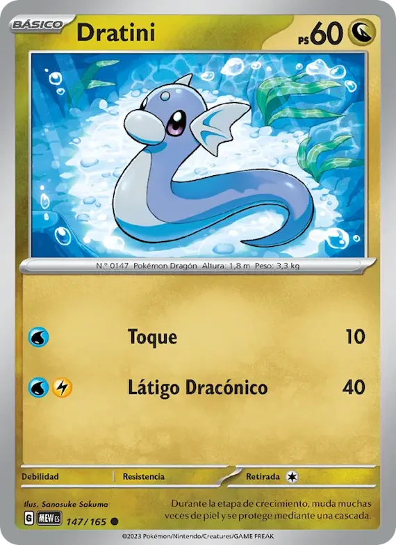 Dratini 147 – Escarlata y Púrpura – 151
